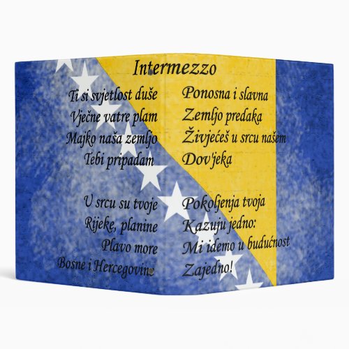 Bosnia and Herzegovina _ Intermezzo 3 Ring Binder