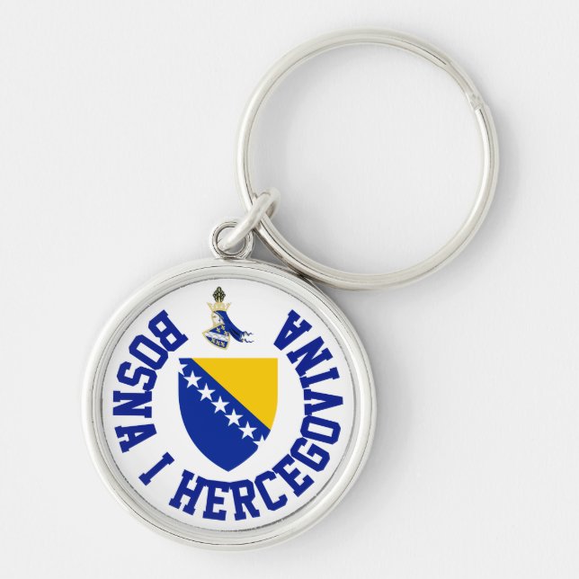 Bosnia and Herzegovina Keychain (Front)