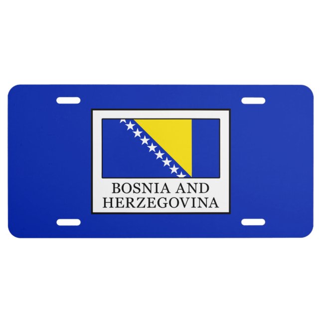 Bosnia and Herzegovina License Plate (Front)