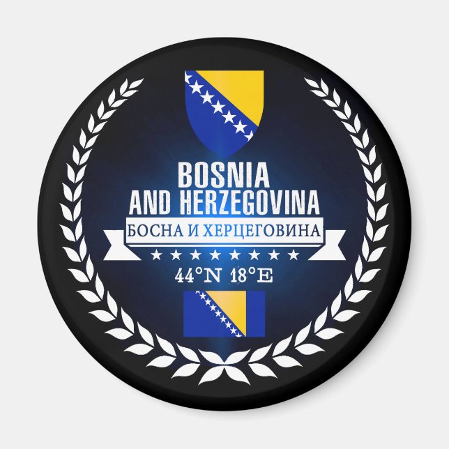 Bosnia and Herzegovina Magnet (Front)