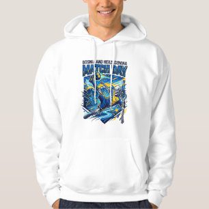 Bosnia and Herzegovina Match Day Skeleton Striker Hoodie