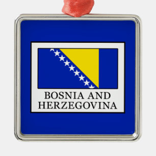 Bosnia and Herzegovina Metal Ornament