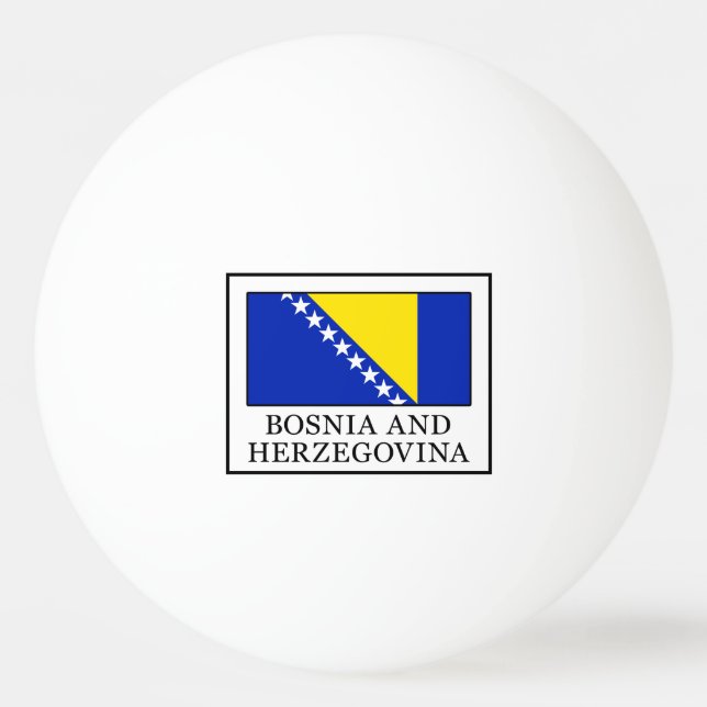 Bosnia and Herzegovina Ping-Pong Ball (Front)