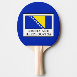 Bosnia and Herzegovina Ping-Pong Paddle