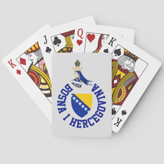 Bosnia and Herzegovina Poker Cards (Back)