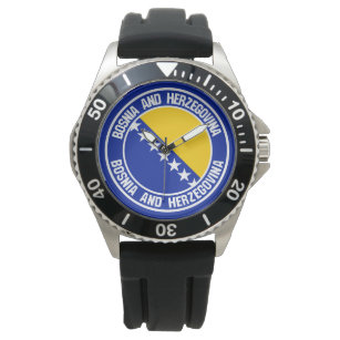 Bosnia and Herzegovina Round Emblem Watch