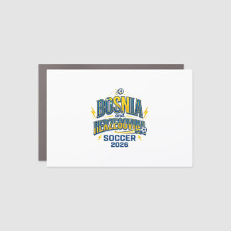 Bosnia and Herzegovina Soccer 2026 Soccer Bold Cou Car Magnet