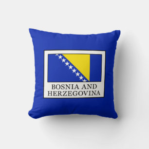 Bosnia and Herzegovina Throw Pillow