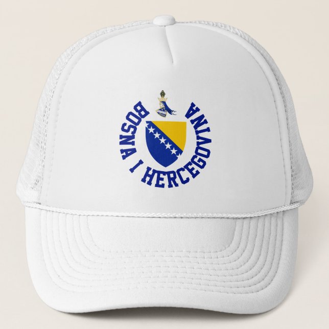 Bosnia and Herzegovina Trucker Hat (Front)