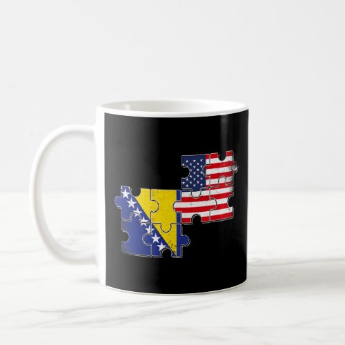 Bosnia And Herzegovina Usa Roots Bosnian American  Coffee Mug