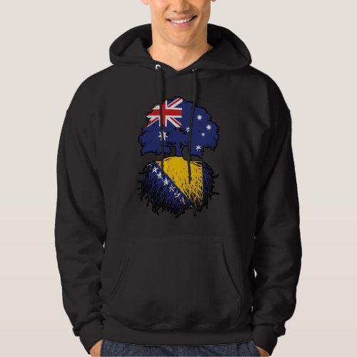 Bosnia Bosnian Australian Australia Tree Roots Hoodie