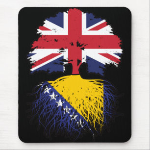 Bosnia Bosnian British UK United Kingdom Britain Mouse Pad