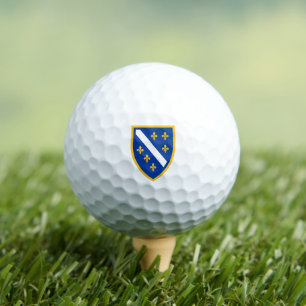 Bosnia Coat of Arms Patriotic Golf Ball