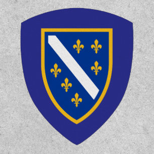 Bosnia Coat of Arms Patriotic Patch