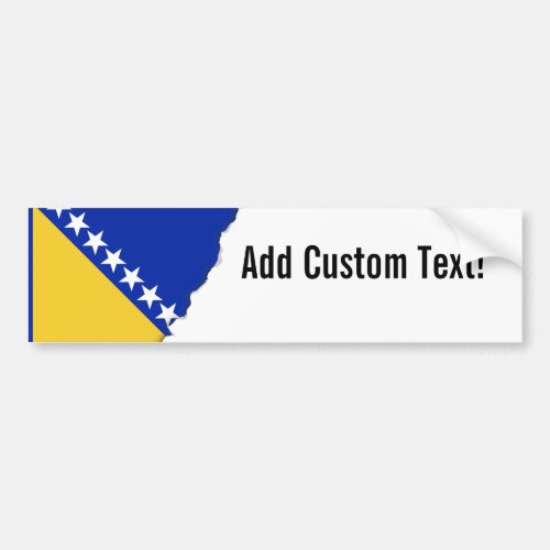 Bosnia Flag Bumper Sticker