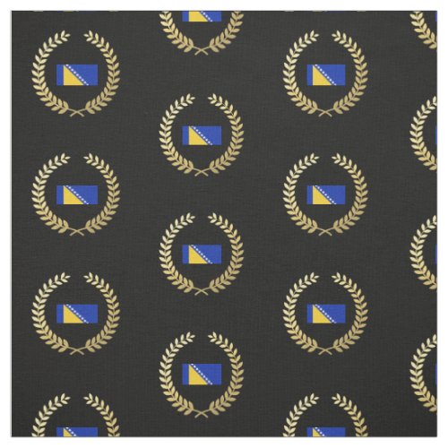 Bosnia Flag Fabric