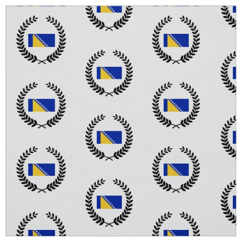 Bosnia Flag Fabric