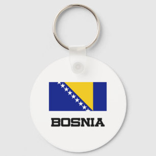 Bosnia Flag Keychain
