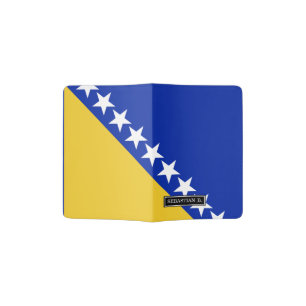 Bosnia Flag Passport Holder