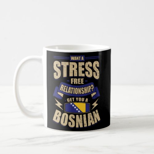 Bosnia Flag Proud Bosnians Coffee Mug