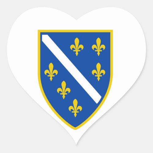 Bosnia Heart Sticker