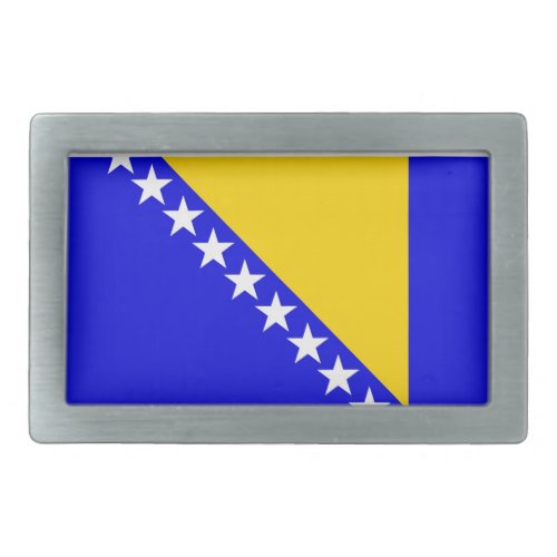 bosnia herzegovina country flag belt buckle