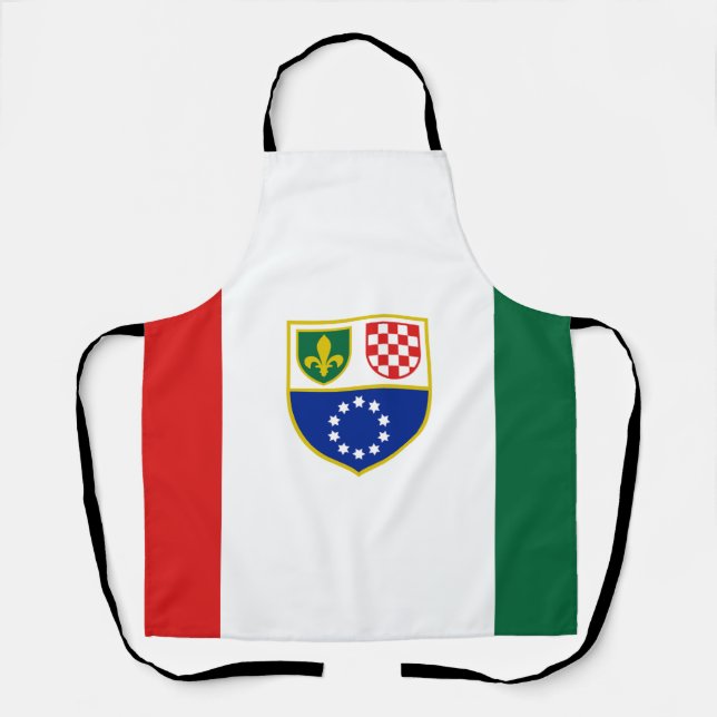Bosnia Herzegovina Federation Flag Apron (Front)