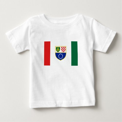 Bosnia Herzegovina Federation Flag Baby T_Shirt