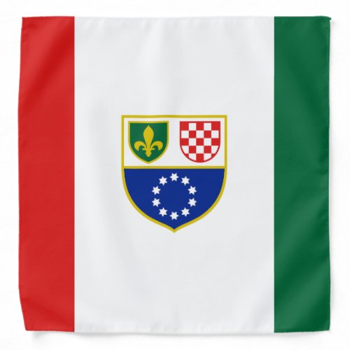 Bosnia Herzegovina Federation Flag Bandana