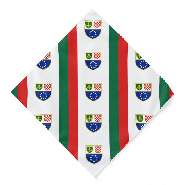 Bosnia Herzegovina Federation Flag Bandana (Front)
