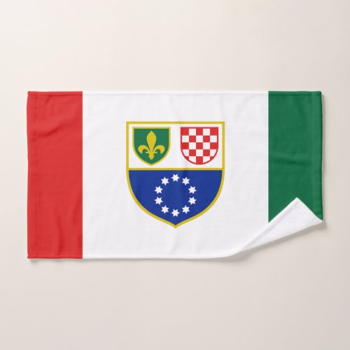 Bosnia Herzegovina Federation Flag Bath Towel Set