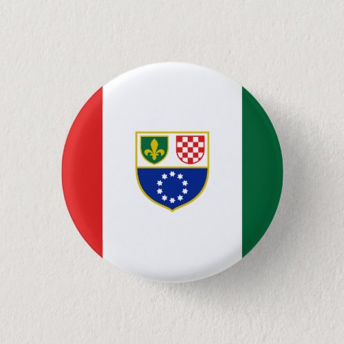 Bosnia Herzegovina Federation Flag Button