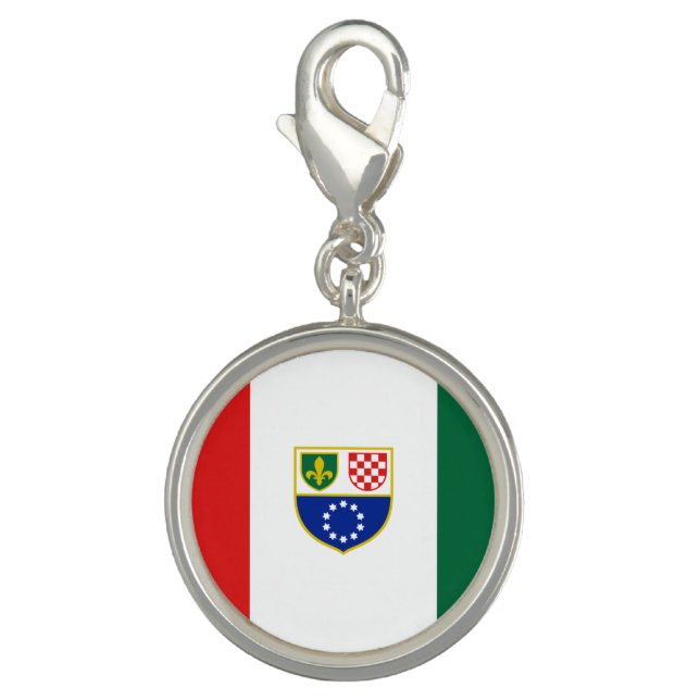 Bosnia Herzegovina Federation Flag Charm (Front)