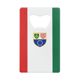 Bosnia Herzegovina Federation Flag Credit Card Bottle Opener