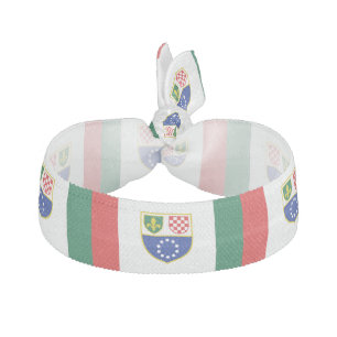 Bosnia Herzegovina Federation Flag Elastic Hair Tie