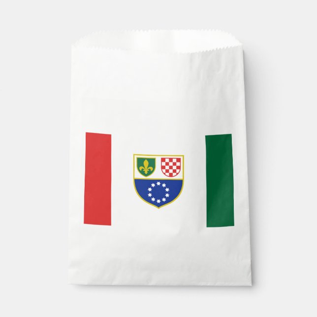 Bosnia Herzegovina Federation Flag Favor Bag (Front)