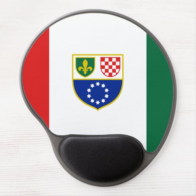 Bosnia Herzegovina Federation Flag Gel Mouse Pad (Front)
