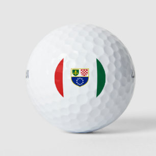 Bosnia Herzegovina Federation Flag Golf Balls