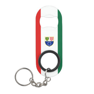 Bosnia Herzegovina Federation Flag Keychain Bottle Opener