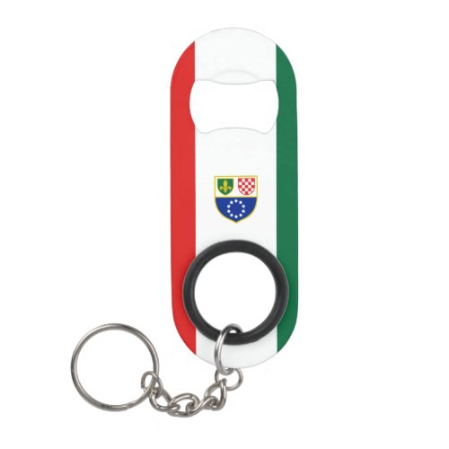 Bosnia Herzegovina Federation Flag Keychain Bottle Opener