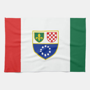 Bosnia Herzegovina Federation Flag Kitchen Towel