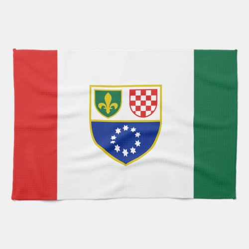 Bosnia Herzegovina Federation Flag Kitchen Towel