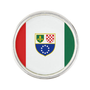 Bosnia Herzegovina Federation Flag Lapel Pin