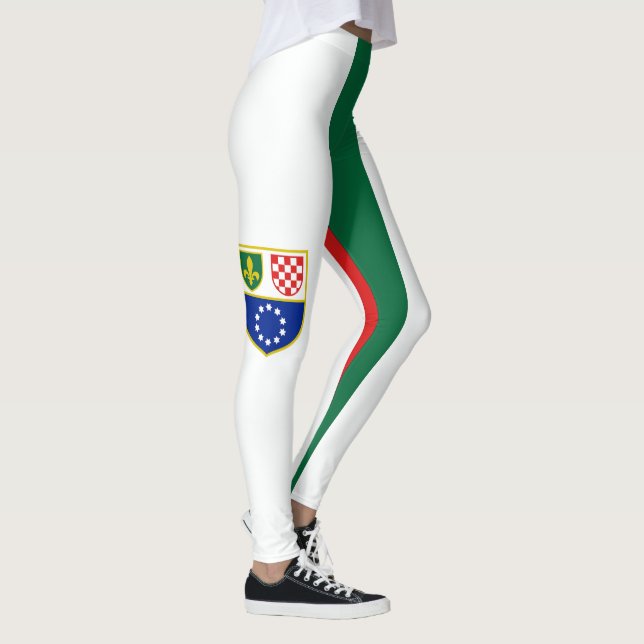 Bosnia Herzegovina Federation Flag Leggings (Right)