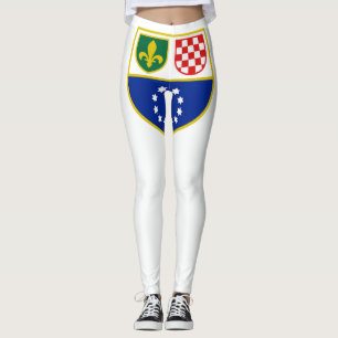 Bosnia Herzegovina Federation Flag Leggings