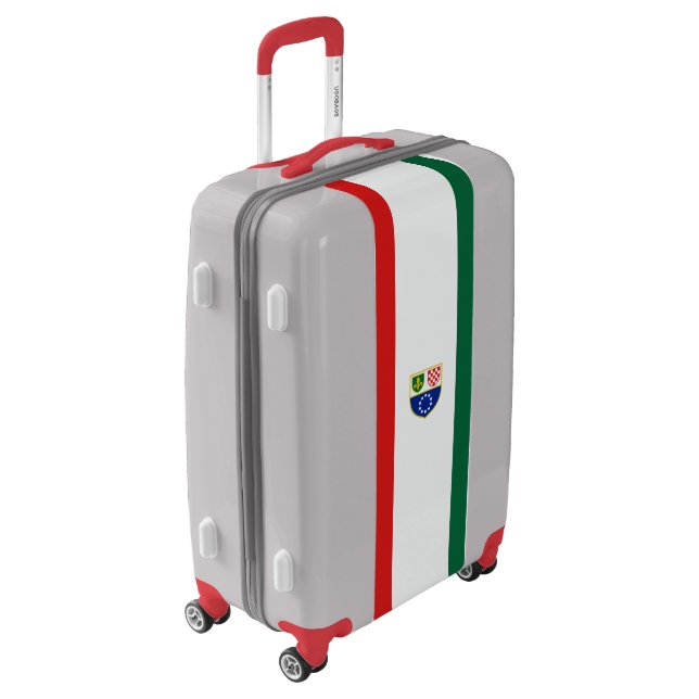 Bosnia Herzegovina Federation Flag Luggage (Rotated Left)