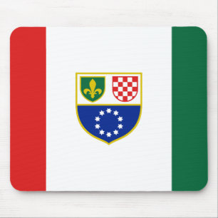 Bosnia Herzegovina Federation Flag Mouse Pad