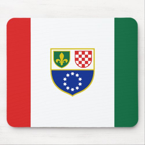 Bosnia Herzegovina Federation Flag Mouse Pad