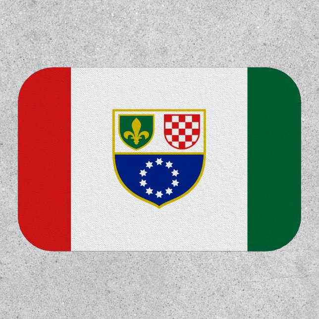 Bosnia Herzegovina Federation Flag Patch (Front)