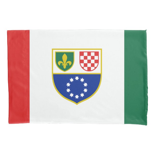 Bosnia Herzegovina Federation Flag Pillow Case (Front)